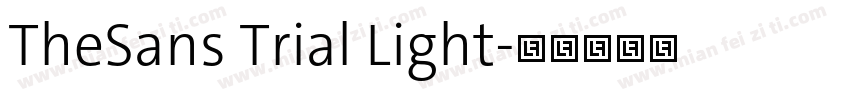 TheSans Trial Light字体转换
